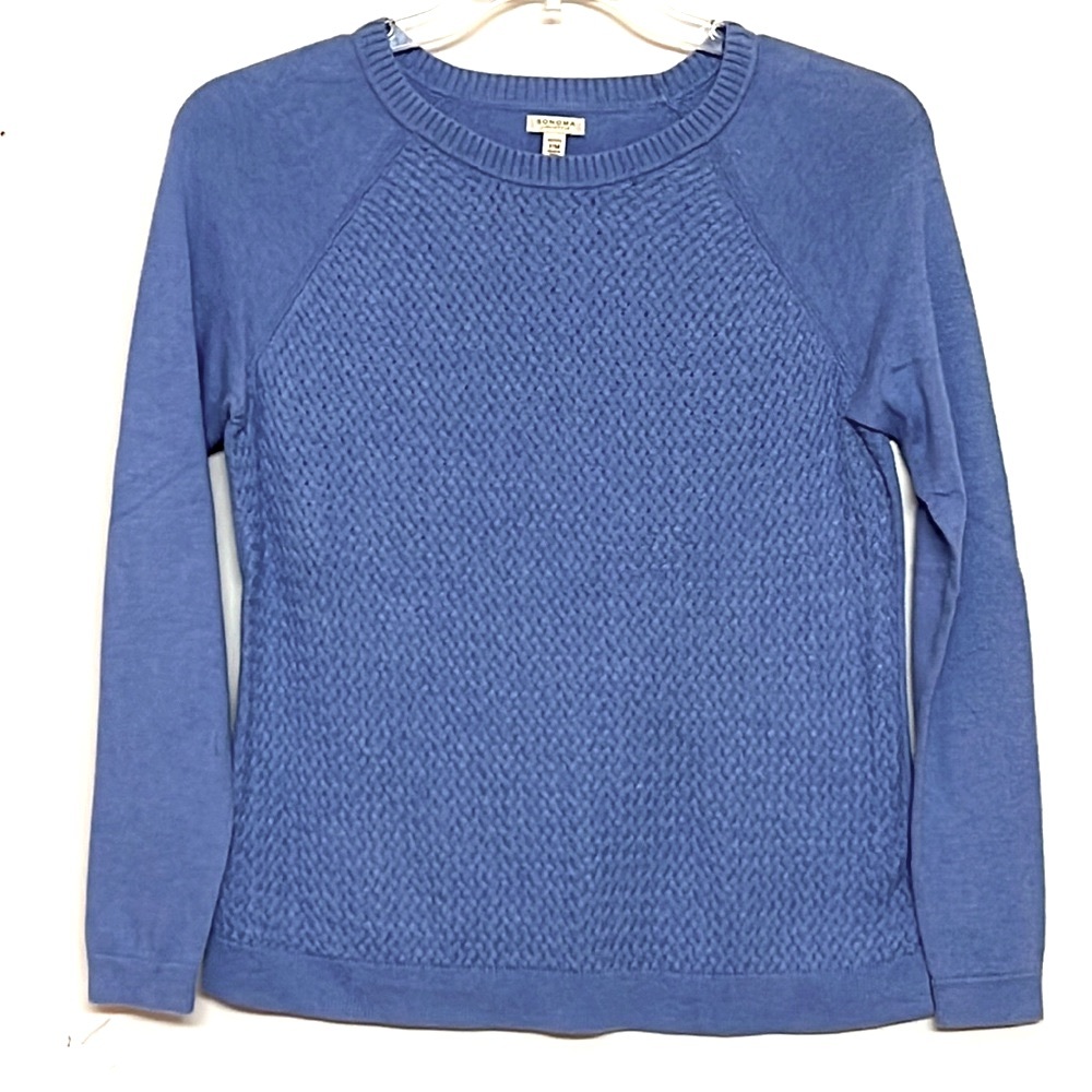 🌞 Sonoma life + style long sleeve crew neck casual pullover sweater women MP